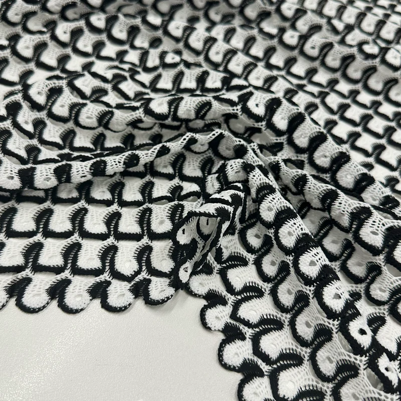 Tissu Maille Crochet, Coton - Ombrella