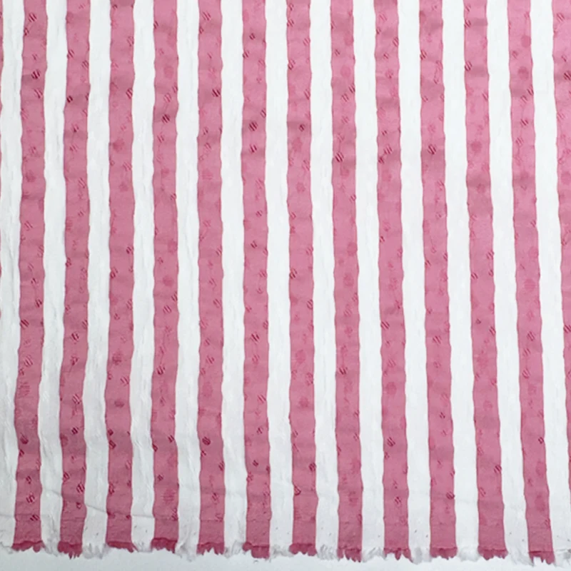 Tissu Gaufré Brodé, Coton Stretch - Belluna
