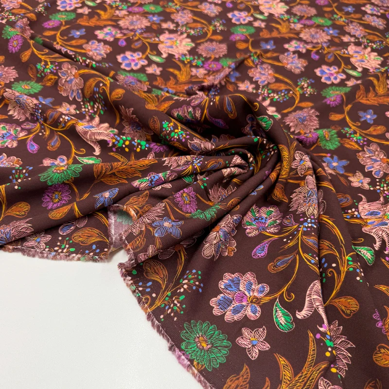 Tissu Crêpe, Viscose - Anemone