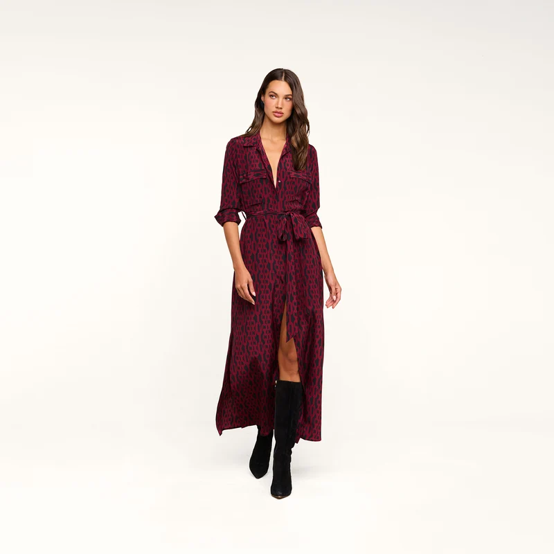 Cameron Silk Shirt Dress