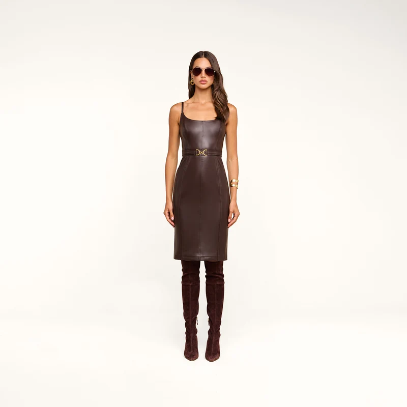 Halia Vegan Leather Dress