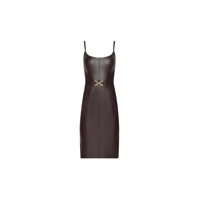 Halia Vegan Leather Dress
