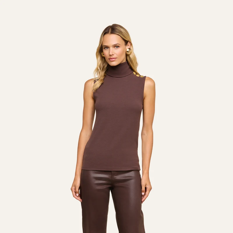 Ceci Sleeveless Turtleneck