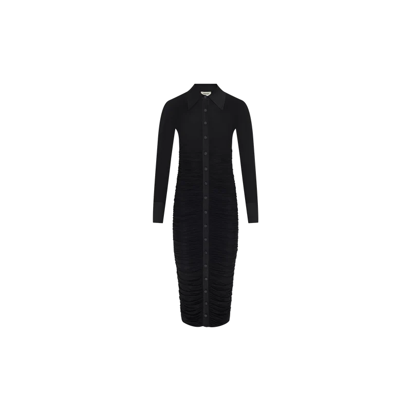 Adriana Ruched Midi Dress
