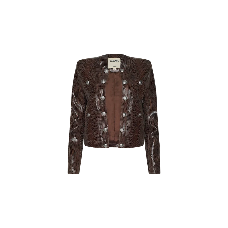 Jayde Coated Suede Jacket