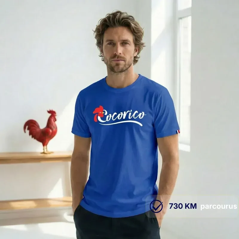 T-shirt Homme bleu roi | Cocorico