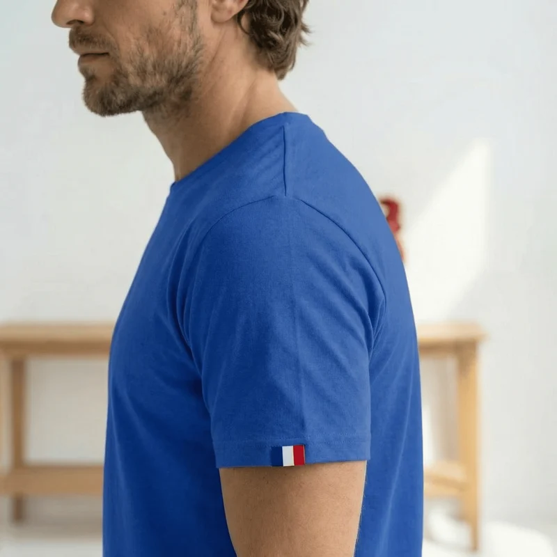 T-shirt Homme bleu roi | Cocorico