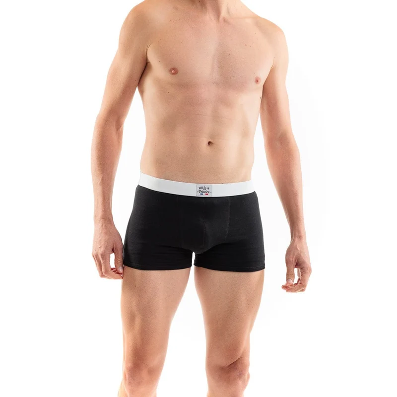 Boxer Homme Noir | Fabriqué en France