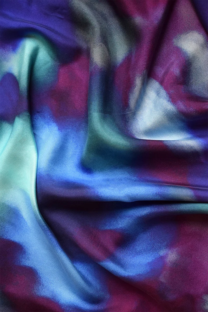 Foulard en soie Flora Aquatique