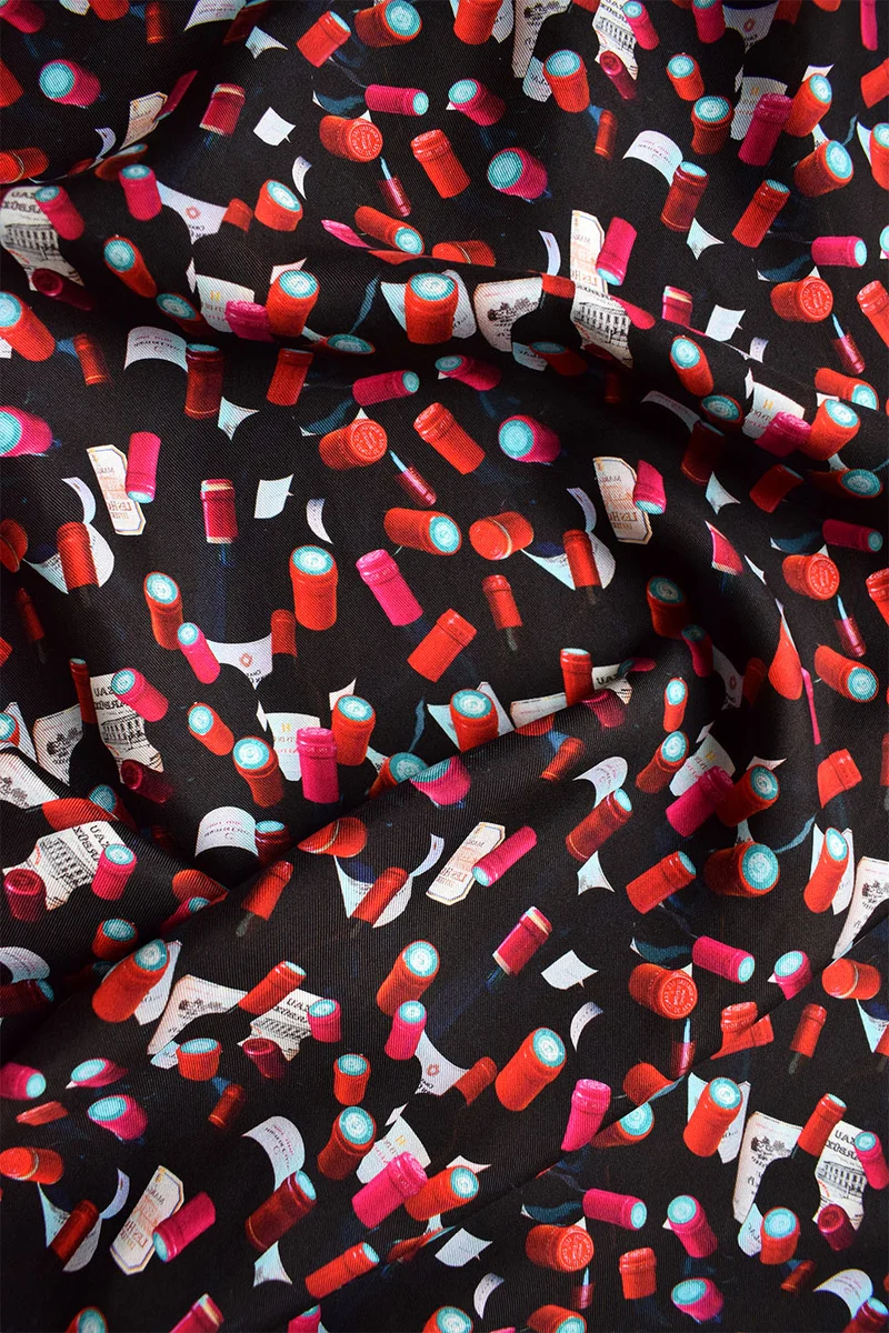 Foulard en soie Grand Cru
