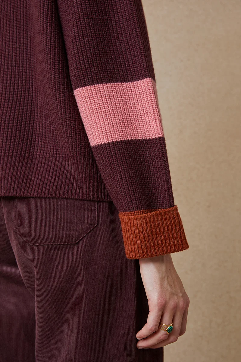Pull Audacieuse Bordeaux