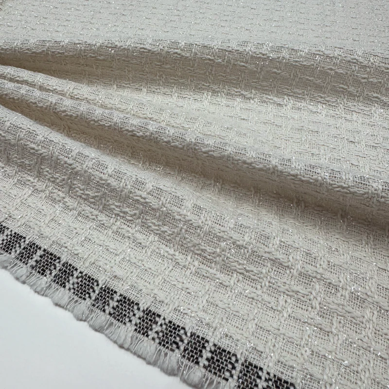 Tissu Tweed, Coton Viscose - Métallisé, Brera