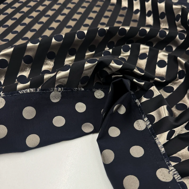 Tissu Jacquard, Coton - Double Face, Platino