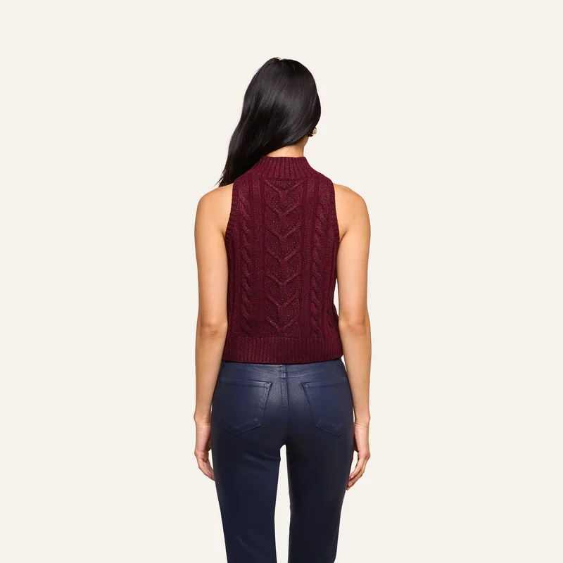 Bellini Cable-Knit Top