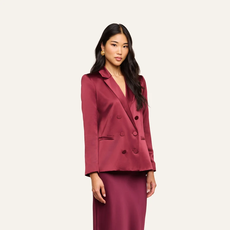 Sena Silk Blazer