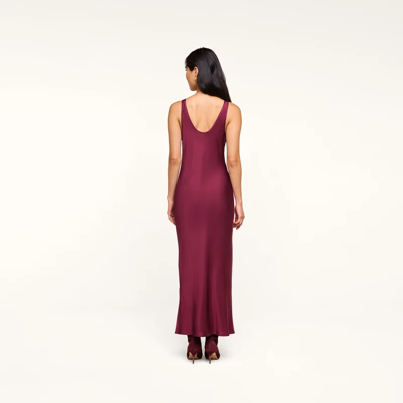 Akiya Satin Maxi Dress