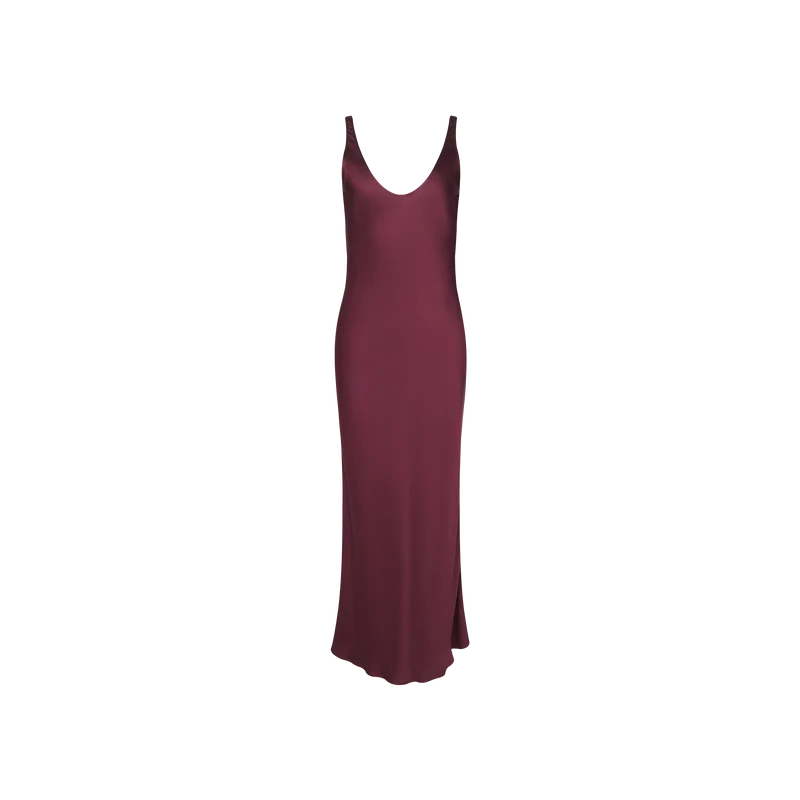 Akiya Satin Maxi Dress