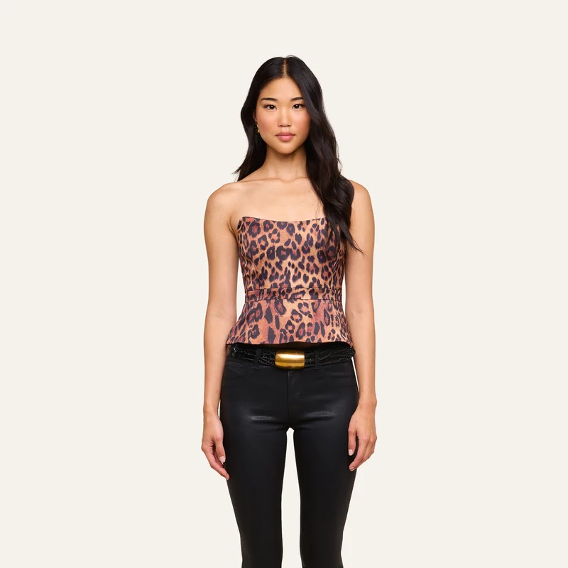 Meliora Corset Peplum Top