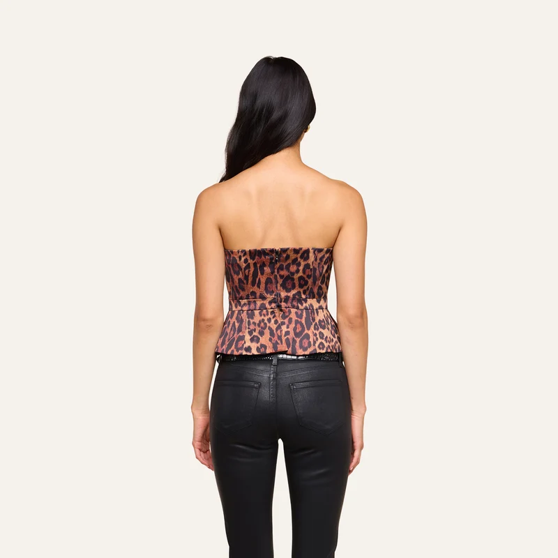 Meliora Corset Peplum Top