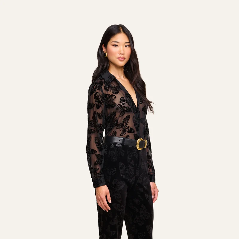 Laurent Velvet Blouse
