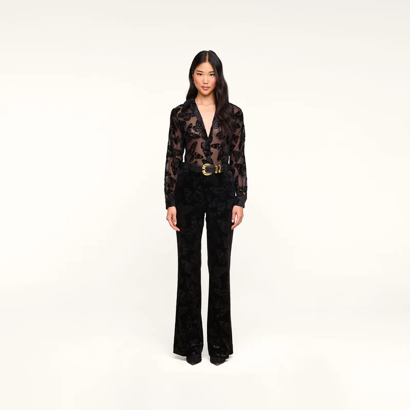 Laurent Velvet Blouse