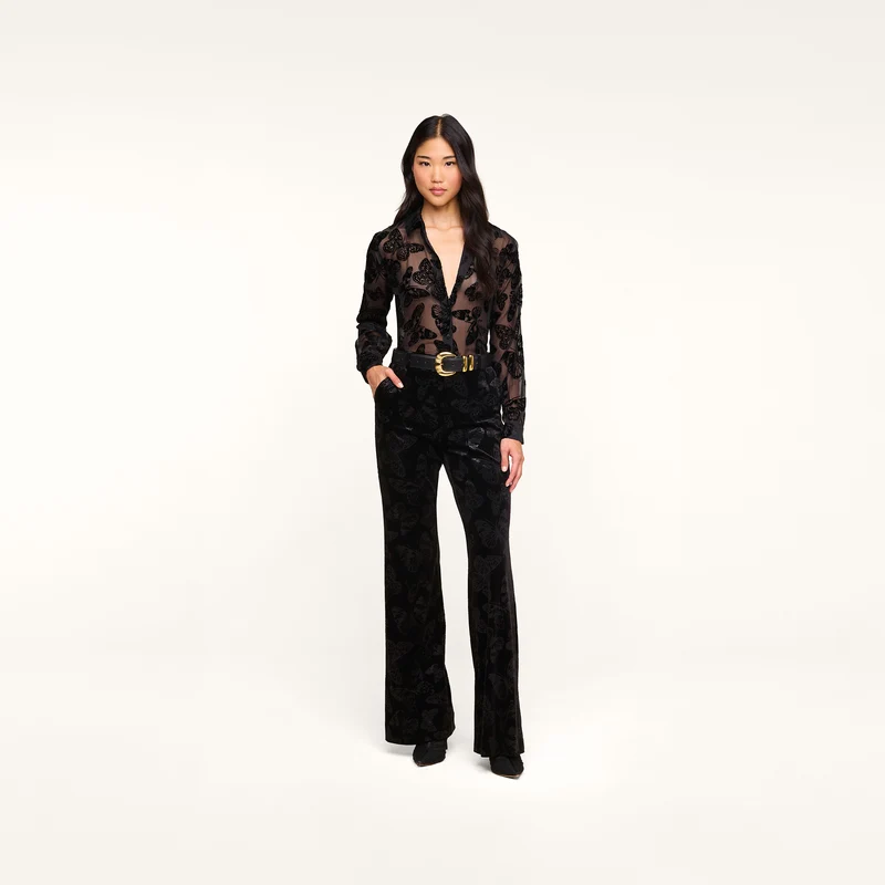 Laurent Velvet Blouse