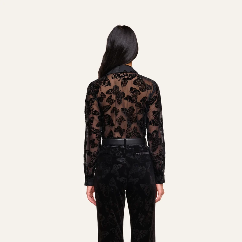 Laurent Velvet Blouse