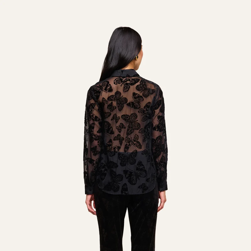 Laurent Velvet Blouse