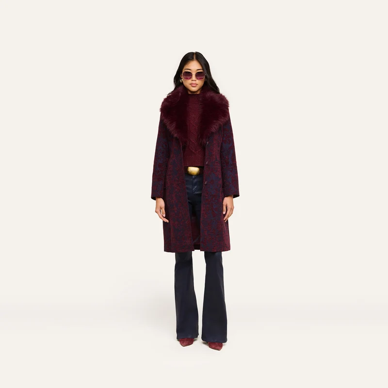 Laney Jacquard Coat