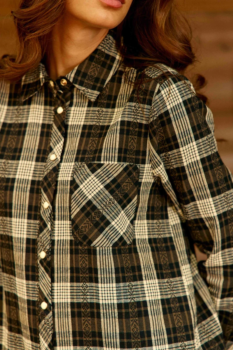 Clau - Chemise à carreaux