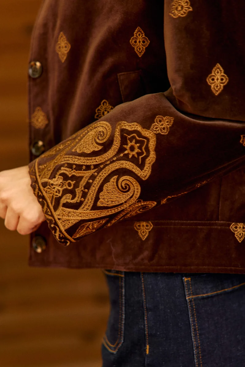 Veldy - Veste en velours