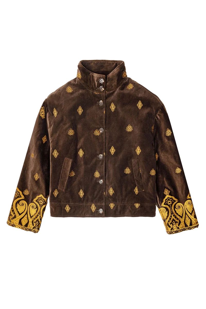 Veldy - Veste en velours