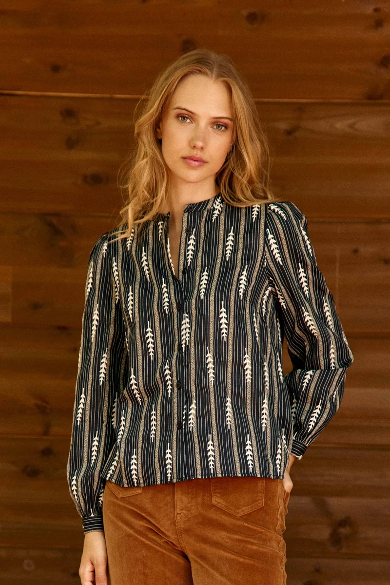 Bloya - Blouse à rayures