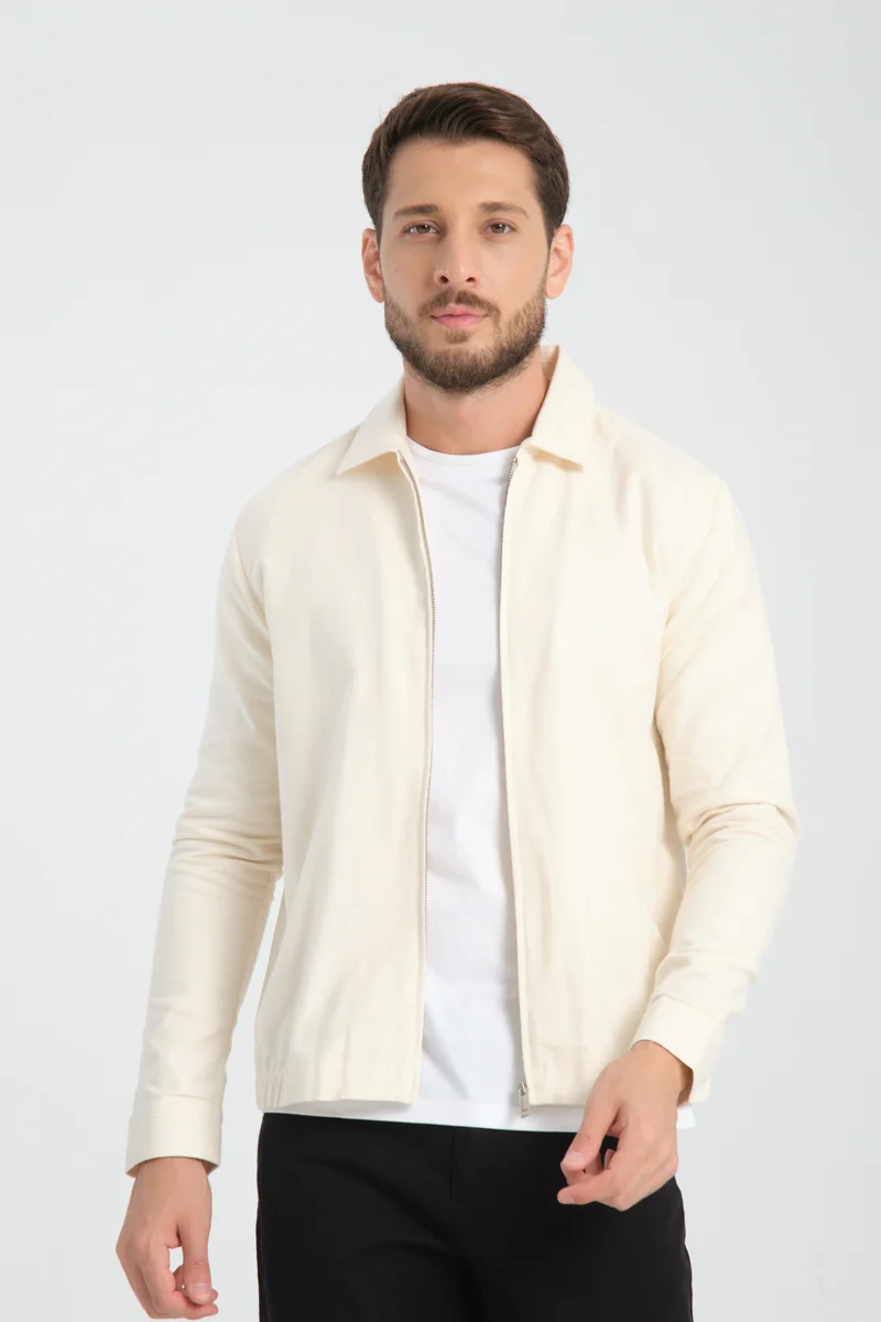 Sport Twill Man Overshirt White