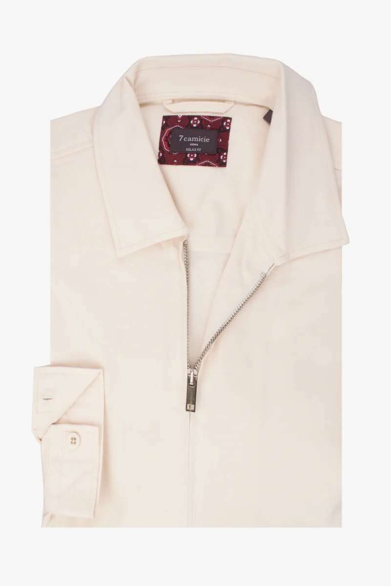 Sport Twill Man Overshirt White