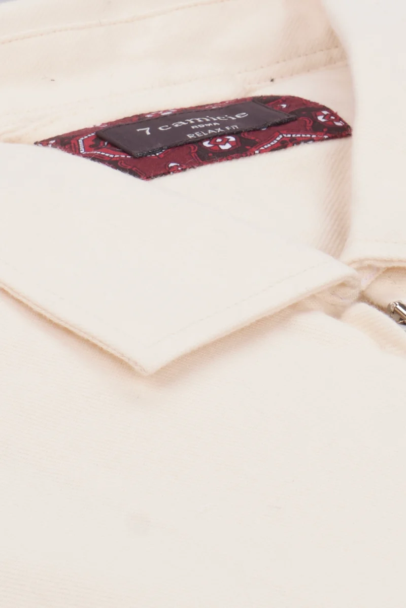 Sport Twill Man Overshirt White