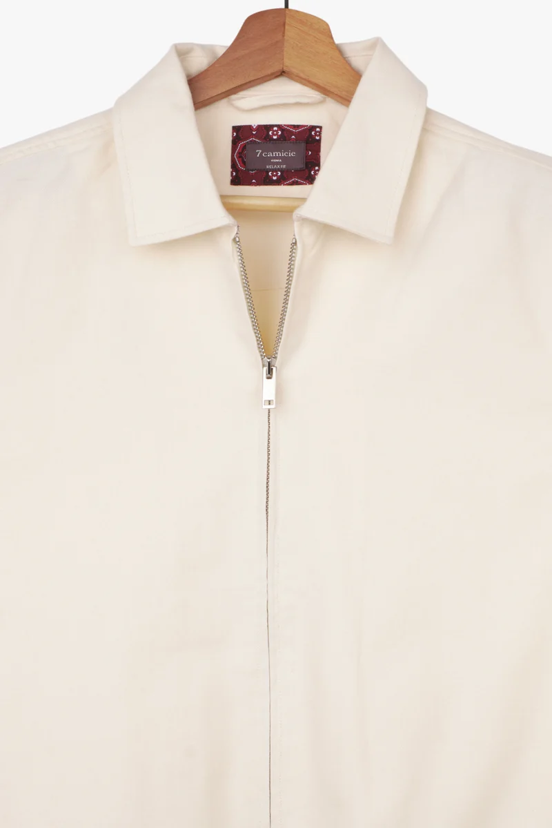 Sport Twill Man Overshirt White