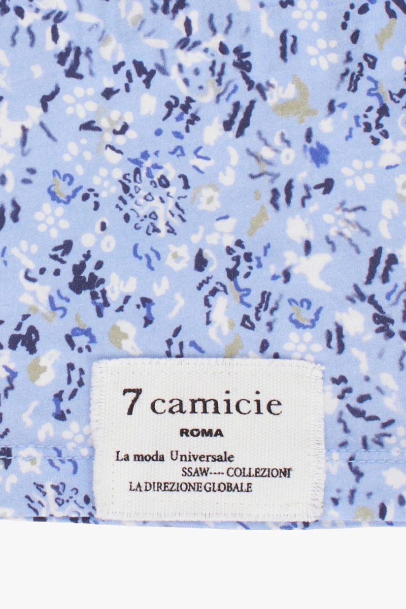 Cotton Man T-shirt Blue Blue