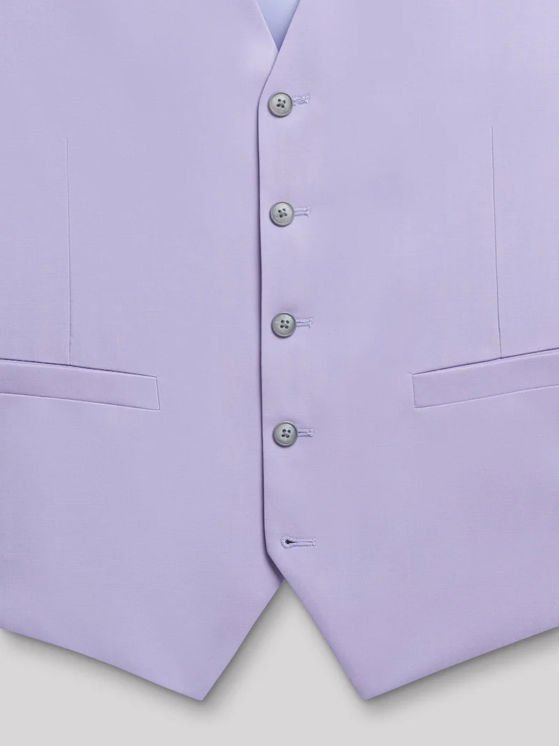 Gilet coordonnable en laine uni
