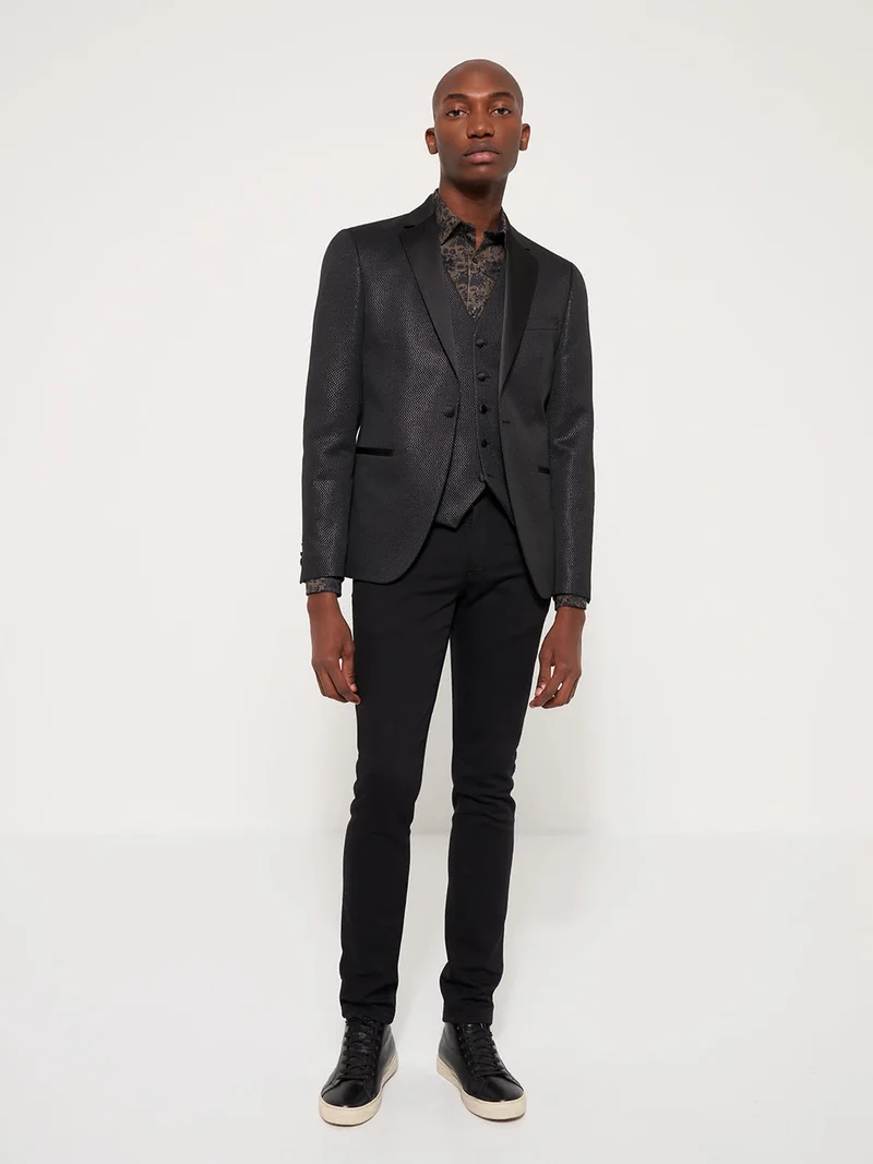 Veste coordonnable slim fantaisie