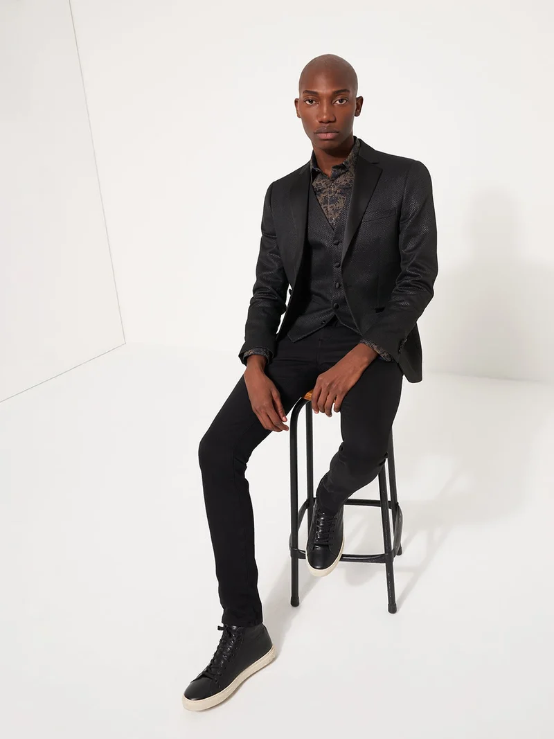 Veste coordonnable slim fantaisie
