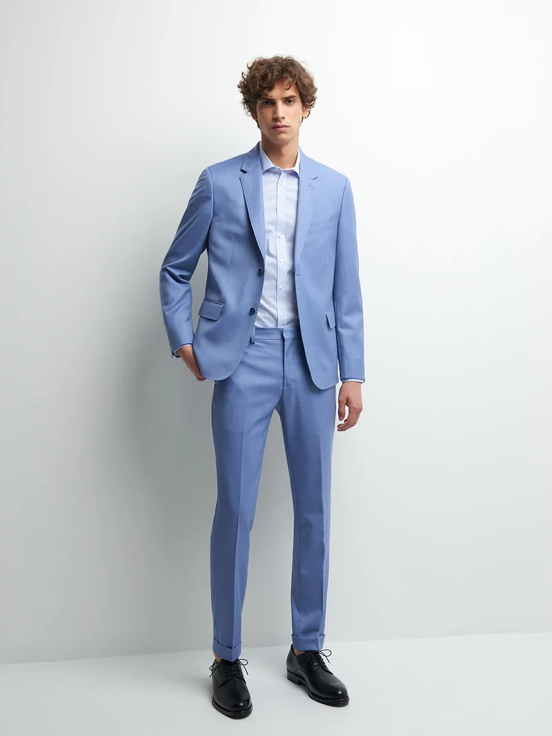 Veste coordonnable extraslim en laine