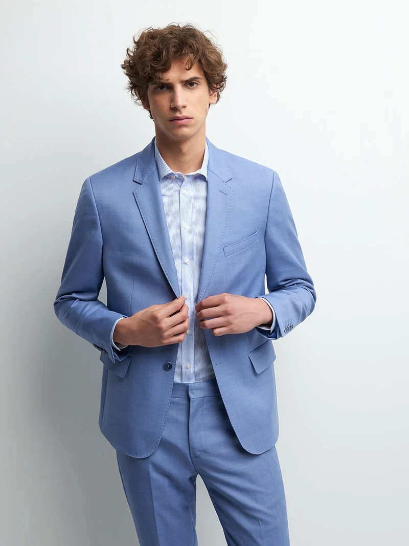 Veste coordonnable extraslim en laine