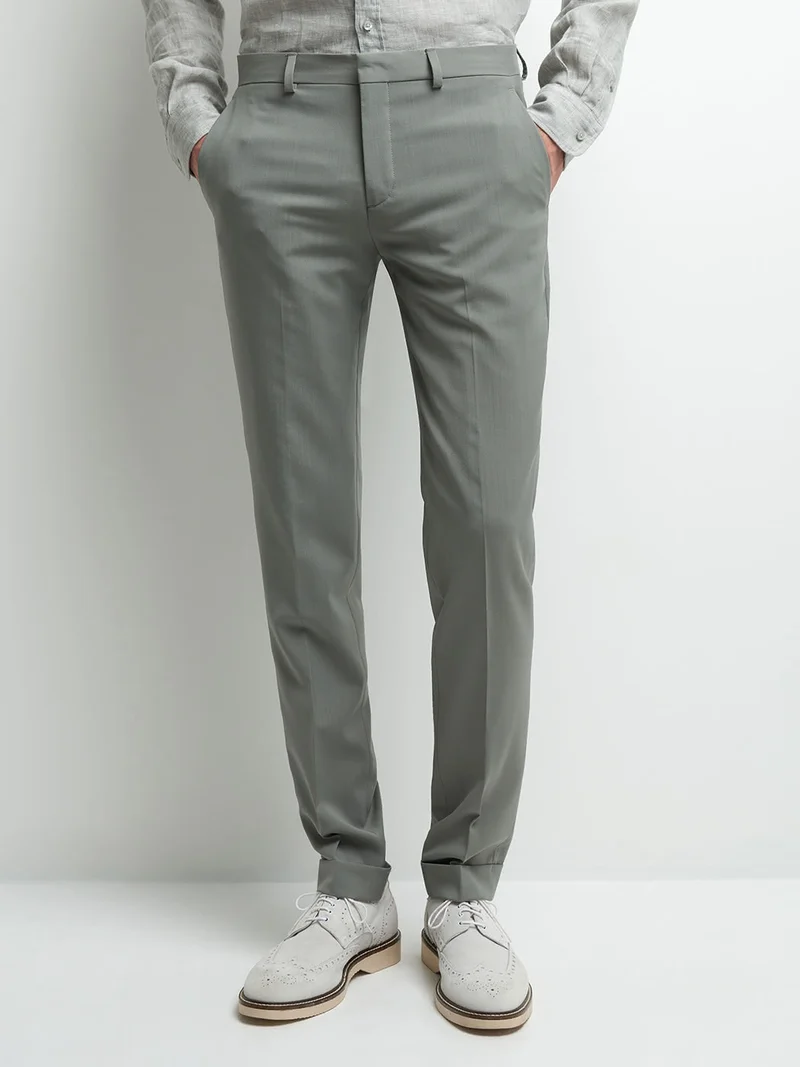 Pantalon coordonnable extraslim en laine