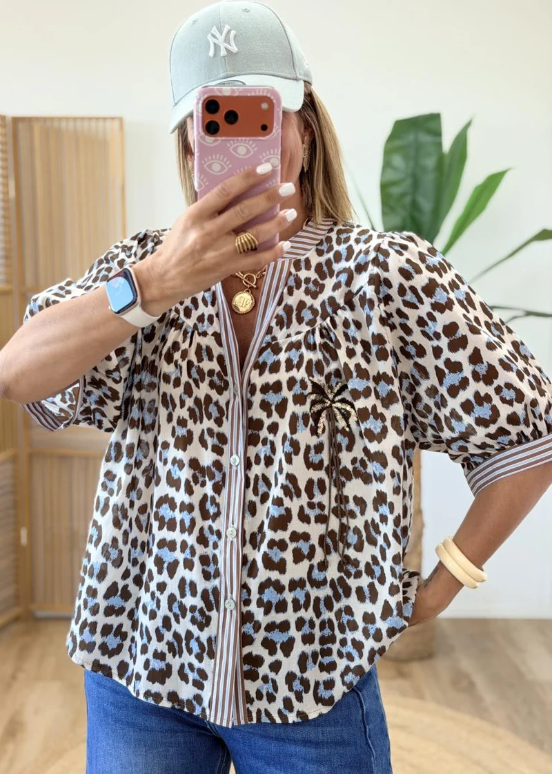 Chemise Pia leopard