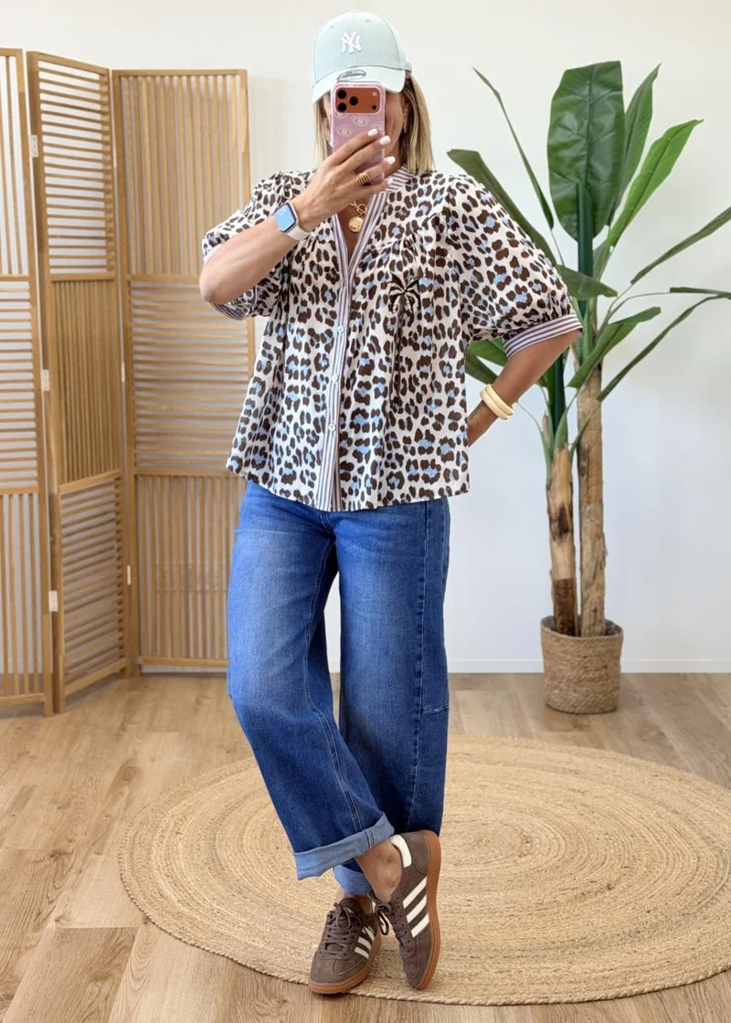 Chemise Pia leopard