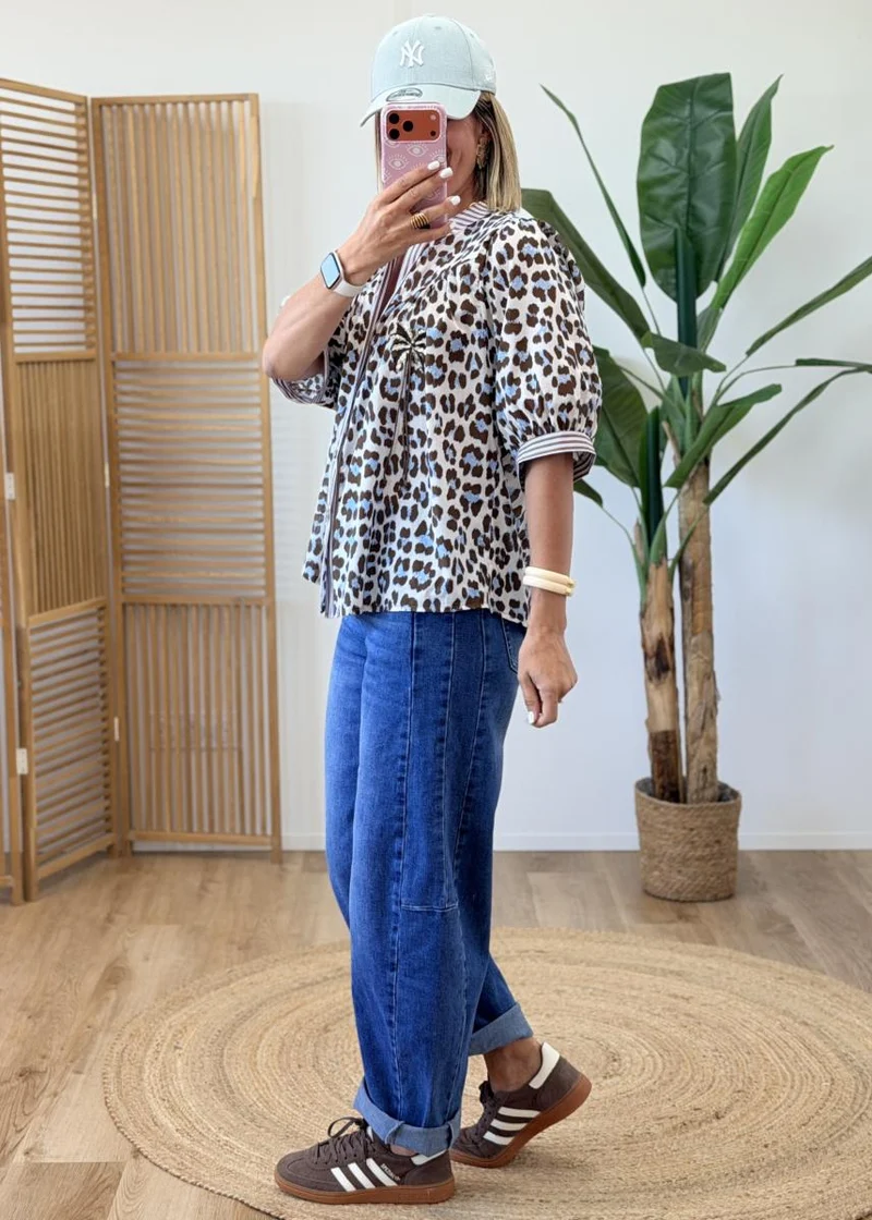 Chemise Pia leopard