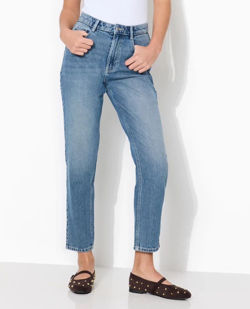 J80-1 / Jean mom taille haute