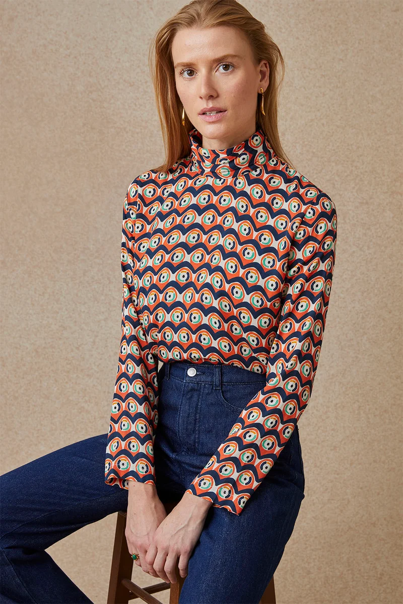 Blouse Impériale Prunelle