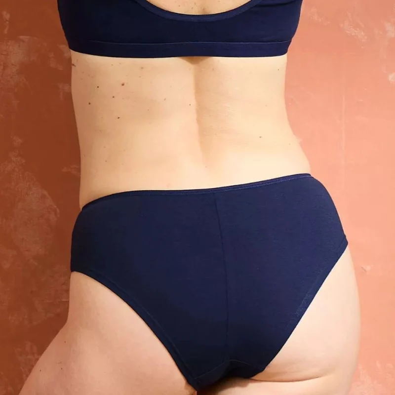 Shorty marine coton bio